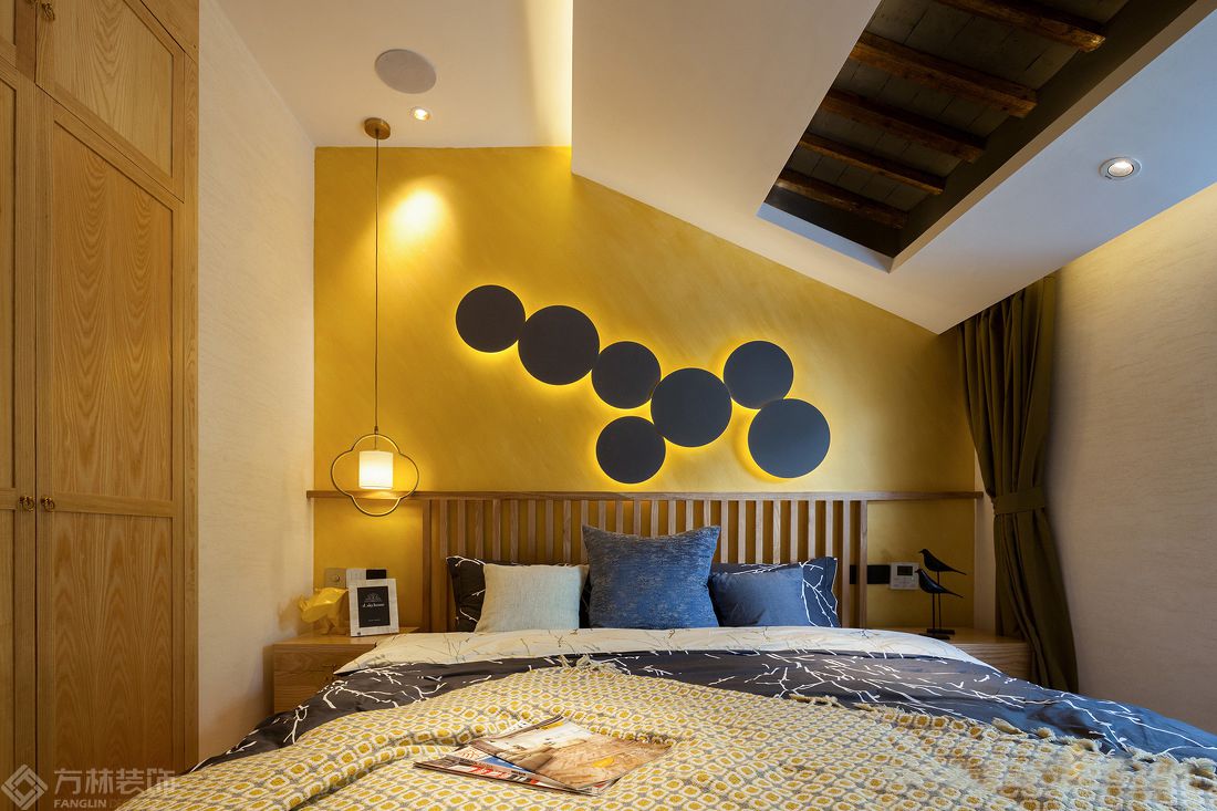 新中式新中式-卧室装修效果图